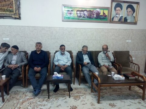 تصاویر / مراسم دهه کرامت در بیت مرحوم آیت الله باریک بین