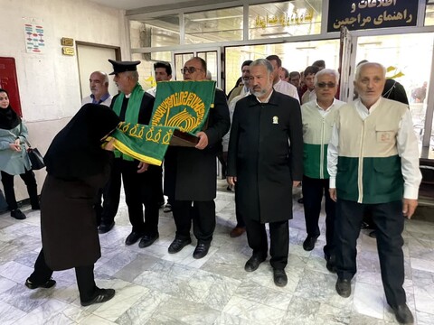 تصاویر/ حضور خادمان حرم رضوی در شهرستان سلماس