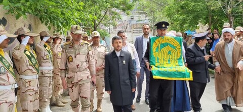 تصاویر/ حضور خادمان حرم رضوی در شهرستان سردشت