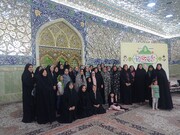 حضور کارکنان زن وزارت علوم در حرم حضرت معصومه(س) و مسجد جمکران