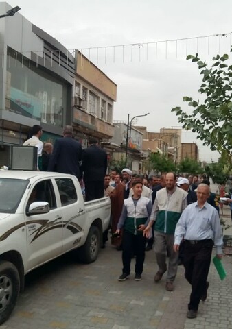 تصاویر | استقبال از خادمین آستان قدس رضوی در شهرستان میانه
