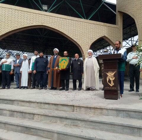 تصاویر | استقبال از خادمین آستان قدس رضوی در شهرستان میانه