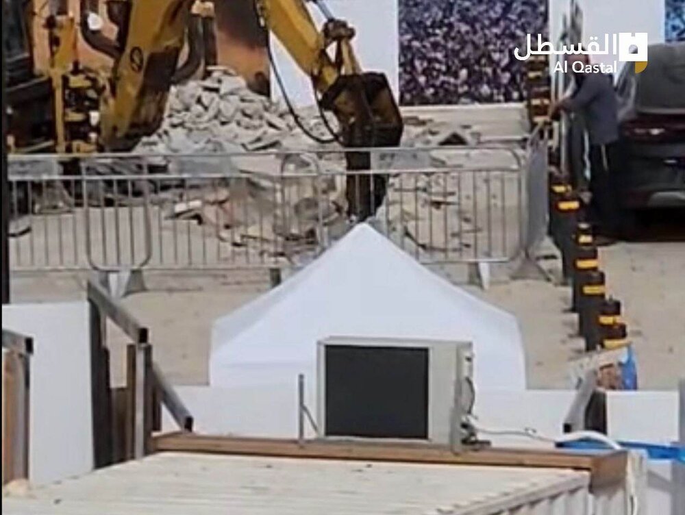 مسجد الاقصی کی بنیادوں کے نیچے صیہونی حکومت نے نئی کھدائی شروع کی