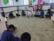 تصاویر/ حلقه تربیتی و معرفتی در مدرسه علمیه امام جعفر صادق (ع) قشم