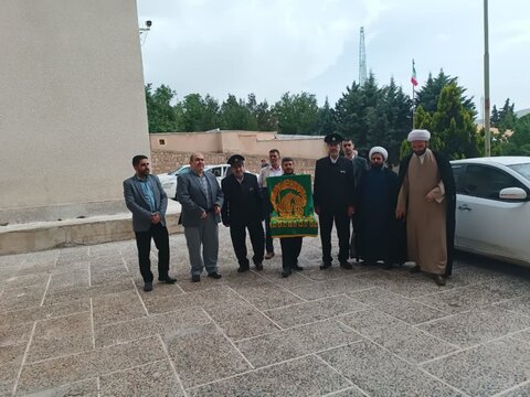 تصاویر/ حضور خادمان حرم مطهر علی بن موسی الرضا (ع) در مهاباد