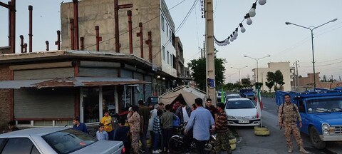 تصاویر/ جشن شب ولادت امام رضا علیه السلام در شهر محمدیار