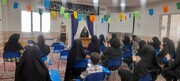 تصاویر / جشن میلاد باسعادت امام رضا(ع) در برخی مدارس علمیه خواهران لرستان