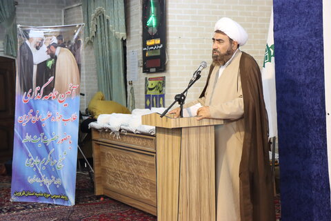 تصاویر / مراسم عمامه گذاری طلاب مدارس علمیه استان قزوین با حضور نماینده ولی فقیه در استان قزوین