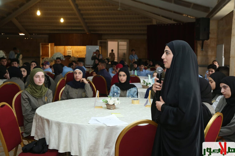 حضور امام جمعه بیروت میان دانشآموزان شهر بعلبک