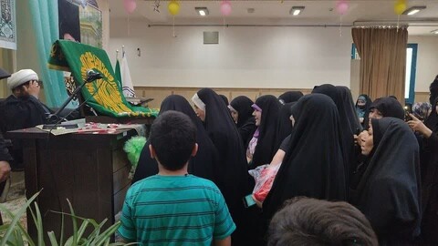 تصاویر/ جشن ولادت امام رضا (ع) در مدرسه علمیه ریحانة الرسول ارومیه