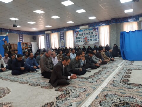 تصاویر: مراسم بزرگداشت امام راحل در دادگستری کاشان