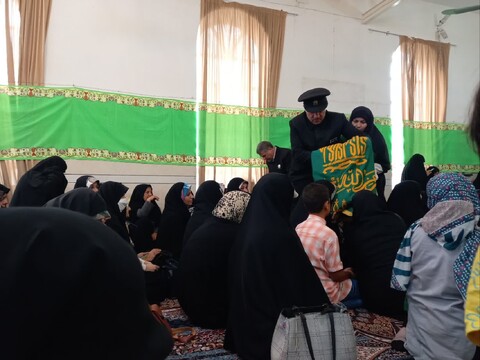 حضور خدام حرم رضوی در مدرسه علمیه امام هادی(ع) شهرستان شوشتر