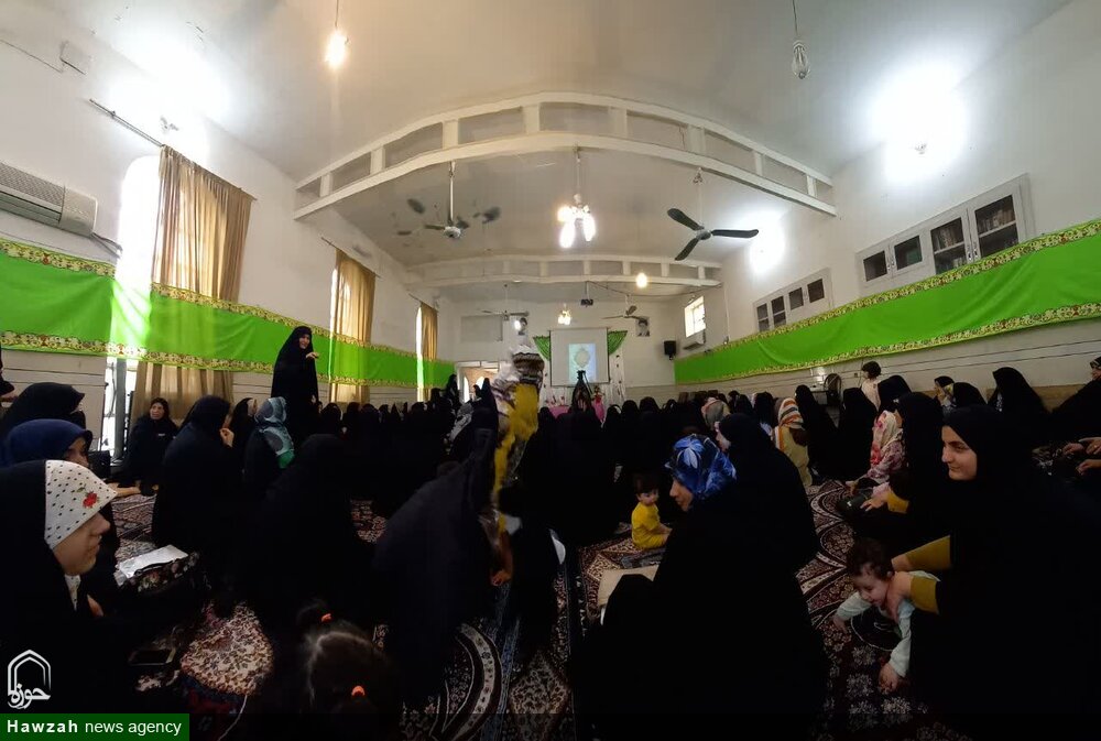 حضور خدام حرم رضوی در مدرسه علمیه امام هادی(ع) شهرستان شوشتر