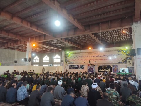 تصاویر/ مراسم عزاداری سالروز رحلت حضرت امام خمینی (ره) در مصلی امام خمینی(ره) سراب