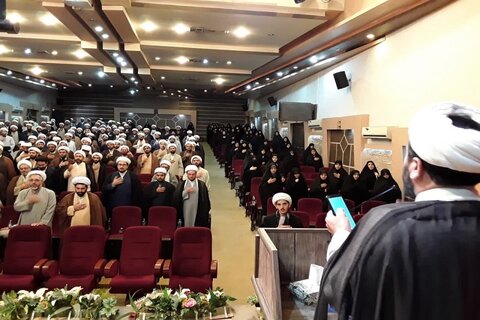 تصاویر/ همایش « جهاد تبیین » ویژه روحانیون شهر کرمانشاه