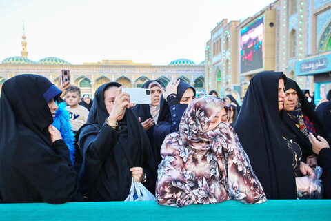 تصاویر / گردهمایی طلایه داران ساخت صحن و شبستان حضرت زینب (س) / کربلا