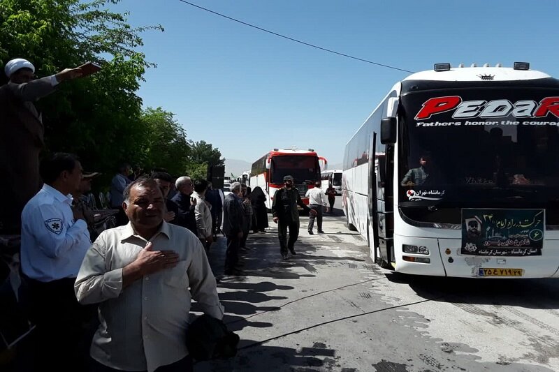 اعزام ۶ هزار زائر حرم مطهر امام راحل از کرمانشاه + عکس