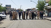 فیلم| عزاداری خیابانی مردم پلدشت در سوگ امام خمینی(ره)
