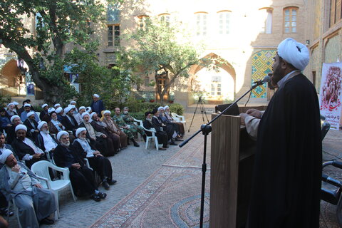 تصاویر / مراسم سالگرد ارتحال حضرت امام خمینی (ره) وقیام 15 خرداد در مدرسه علمیه سردارین قزوین بر گزارشد