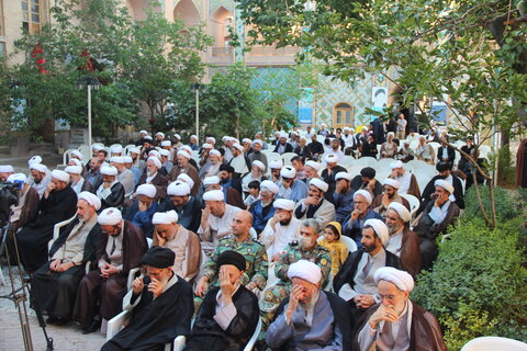 تصاویر / مراسم سالگرد ارتحال حضرت امام خمینی (ره) وقیام 15 خرداد در مدرسه علمیه سردارین قزوین بر گزارشد