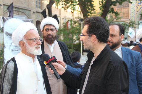 تصاویر / مراسم سالگرد ارتحال حضرت امام خمینی (ره) وقیام 15 خرداد در مدرسه علمیه سردارین قزوین بر گزارشد