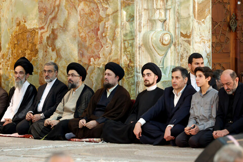 تصاویر/ مراسم شب سی و چهارمین سالگرد ارتحال حضرت امام خمینی (ره) با حضور رئیس جمهور