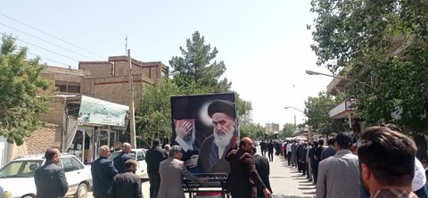 تصاویر/  مراسم عزاداری وسینه زنی بمناسبت ارتحال امام خمینی (ره) در شهرستان ملکان
