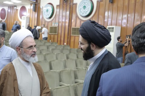 تصاویر/ مراسم سالگرد ارتحال امام خمینی در نجف اشرف با سخنرانی مدیر حوزه‌های علمیه