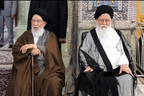 تصاویر/ مراسم گرامیداشت سی و چهارمین سالگرد ارتحال امام خمینی در حرم مطهر رضوی