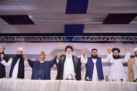 تحریک بیدارئ امت مصطفی کراچی کی جانب سے امام خمینی رہ كی 34 ویں برسی كے موقع پر عظیم الشان اجتماع  کا انعقاد