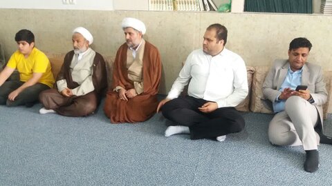 تصاویر/ دیدار مسئولین با پدر شهید عبدالنبی یحیایی در اِرم دشتستان