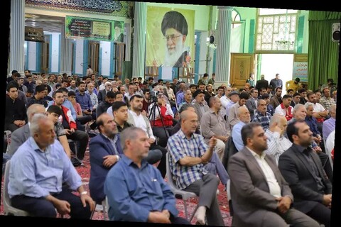 تصاویر/ همایش انتخاب تاریخی در مسجد جامع آذرشهر