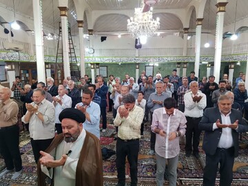 تصاویر/ آیین عبادی سیاسی نماز جمعه ماکو