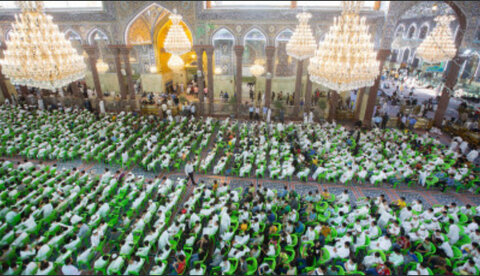 اداره امور دینی حرم امام حسین (ع) جشنی را به مناسبت آغاز دوره تابستانی قرآن، فقه و اخلاق برگزار کرد