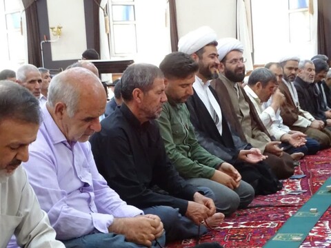 تصاویر/ اقامه نماز جمعه شهرستان چهاربرج