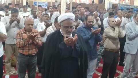 تصاویر/اقامه  نماز جمعه شهرستان قشم