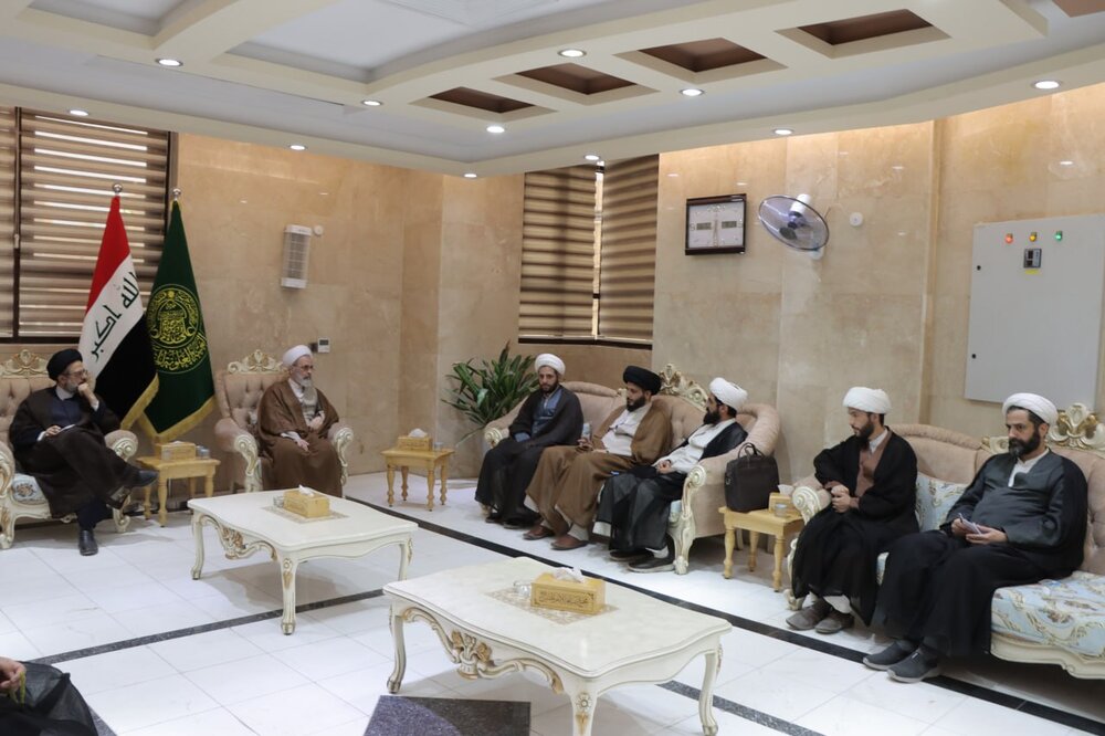 دیدار مدیر حوزههای علمیه با برخی از اساتید ایرانی مقیم نجف + تصاویر