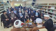 आयतुल्लाह आराफ़ी का इराक में जामेअतुल-मुस्तफा की शाखा का दौरा  