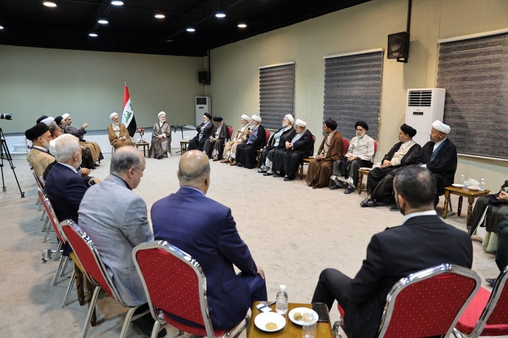 ملاقات مدیر حوزه­‌های علمیه و رئیس مجلس اعلای شیعیان عراق