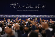 تصاویر/ ایران کے نیوکلیئر سائنسدانوں اور ماہرین اور اس شعبے کے عہدیداروں سے رہبر انقلاب کا خطاب