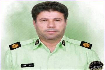 سبزپوشان تیپ زرهی حضرت حجت (عج) شهادت مدافع امنیت را تسلیت گفتند