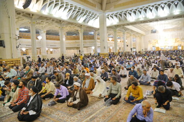 تصاویر / مراسم چهلمین شب شهادت آیت الله عباسعلی سلیمانی در قم