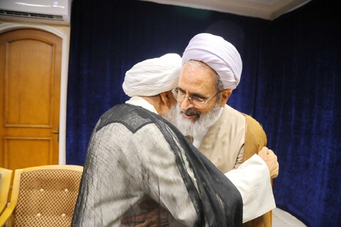 تصاویر / دیدار آیت الله اعرافی با آیت الله کریمی جهرمی