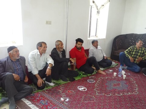 تصاویر/ حضور امام جمعه و مسئولین چهاربرج در روستای کردکندی
