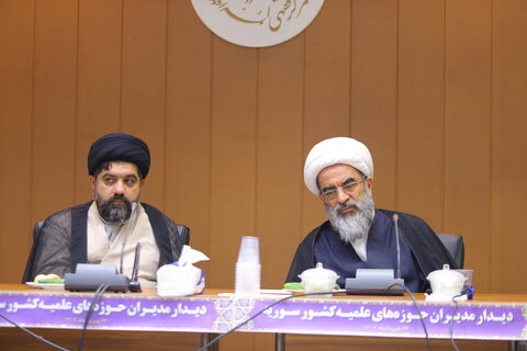 تصاویر / دیدار مدیران حوزه های علمیه کشور سوریه با آیت الله فاضل لنکرانی