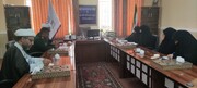 نشست مدیر حوزه علمیه خواهران هرمزگان با مسئول بسیج طلاب استان