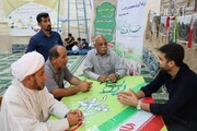 تصاویر/ برپایی میز خدمت در مصلی‌های جمعه استان بوشهر