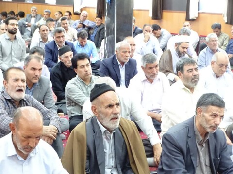 تصاویر/ اقامه نماز جمعه شهرستان چهاربرج