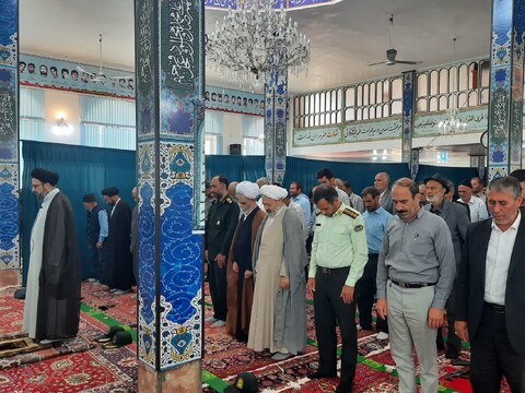 تصاویر/ نماز جمعه عبادی و سیاسی شهرستان یامچی