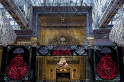 تصاویر/ شہادت امام محمد تقی (ع) کے موقع پر حرم حضرت عباس (ع) سیاہ پوش